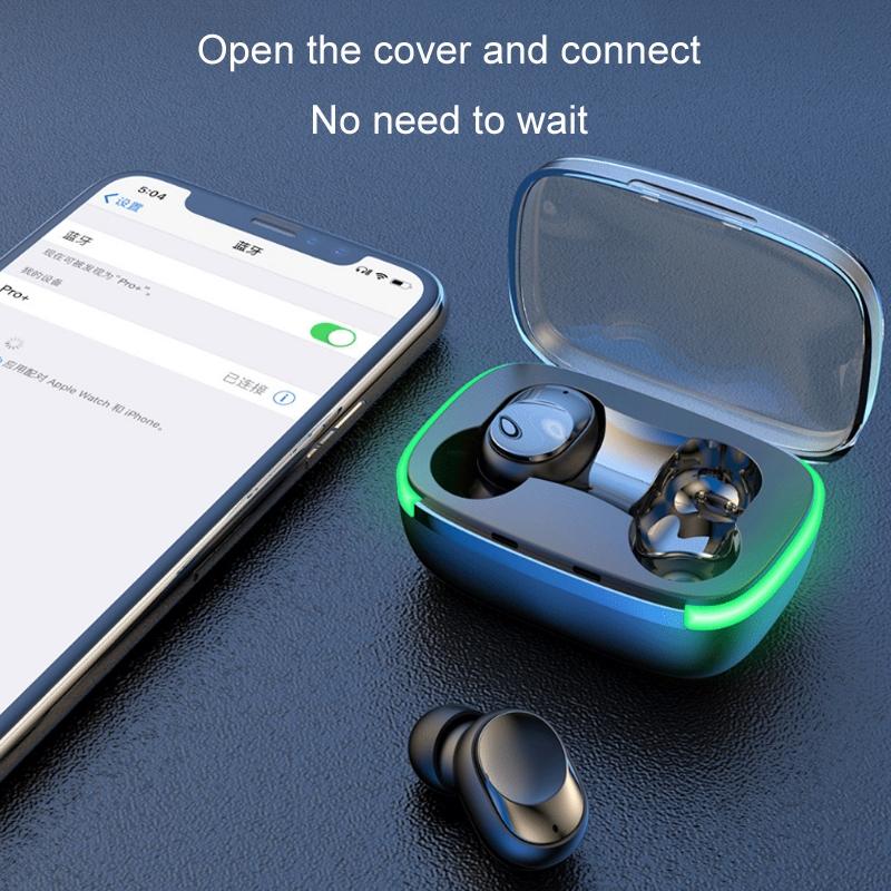 Wireless In Ear Gaming Headphones With Breathing Light Y60 Tws 5.1