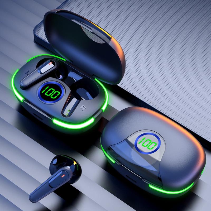 Wireless True Stereo Bluetooth Earphones With Noise Reduction For Sports And Gaming