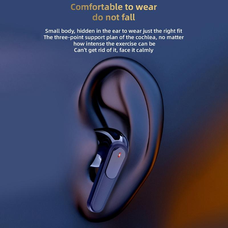 Wireless True Stereo Bluetooth Earphones With Noise Reduction For Sports And Gaming