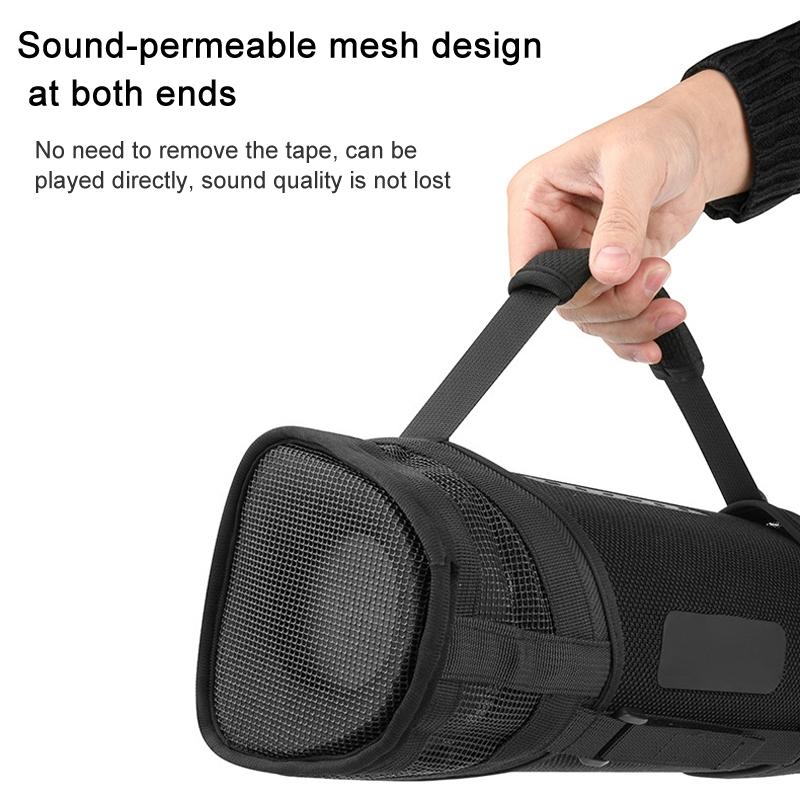 Sony Srs Xb43 Speaker Case With Shoulder Strap And Sound Permeable Design