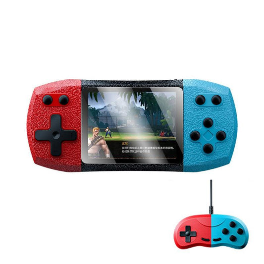 3 Inch Horizontal Screen Pocket Console With 620 Games Double Player Red Blue