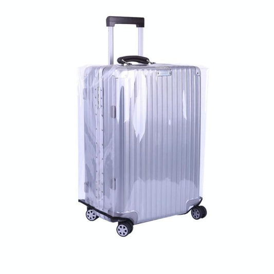 Waterproof Transparent Polyvinyl Chloride Trolley Suitcase Cover For 20 Inch Luggage
