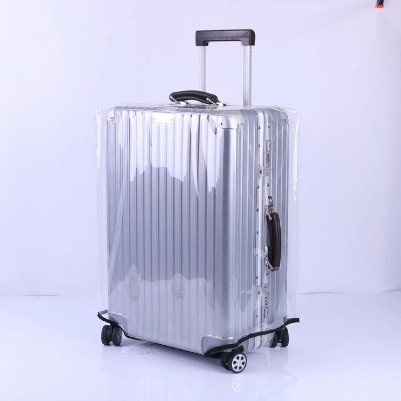 Waterproof Transparent Polyvinyl Chloride Trolley Suitcase Cover For 20 Inch Luggage