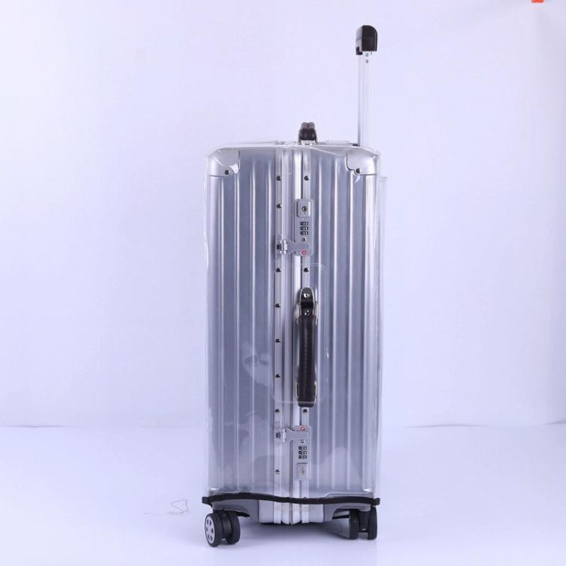Waterproof Transparent Polyvinyl Chloride Trolley Suitcase Cover For 20 Inch Luggage