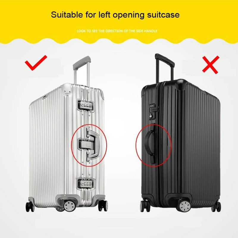 Waterproof Transparent Polyvinyl Chloride Trolley Suitcase Cover For 20 Inch Luggage