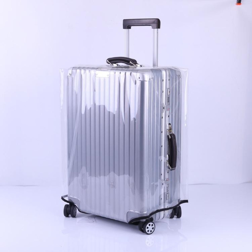 Transparent Waterproof Pvc Trolley Suitcase Cover For 24 Inch Luggage