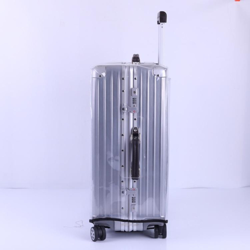 Transparent Waterproof Pvc Trolley Suitcase Cover For 24 Inch Luggage
