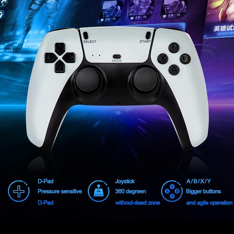 Wireless 2.4G Arcade Mini Console With Sixty Four Gigabytes Storage And Ten Thousand Games