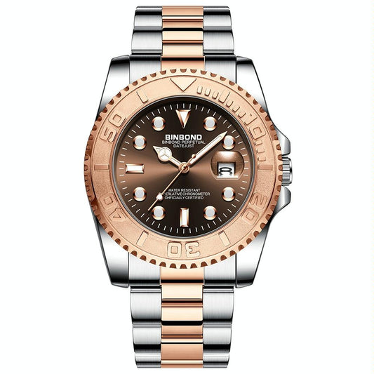 Veile Studios Rose Gold Luminous Quartz Sports Watch 30 Metres Waterproof