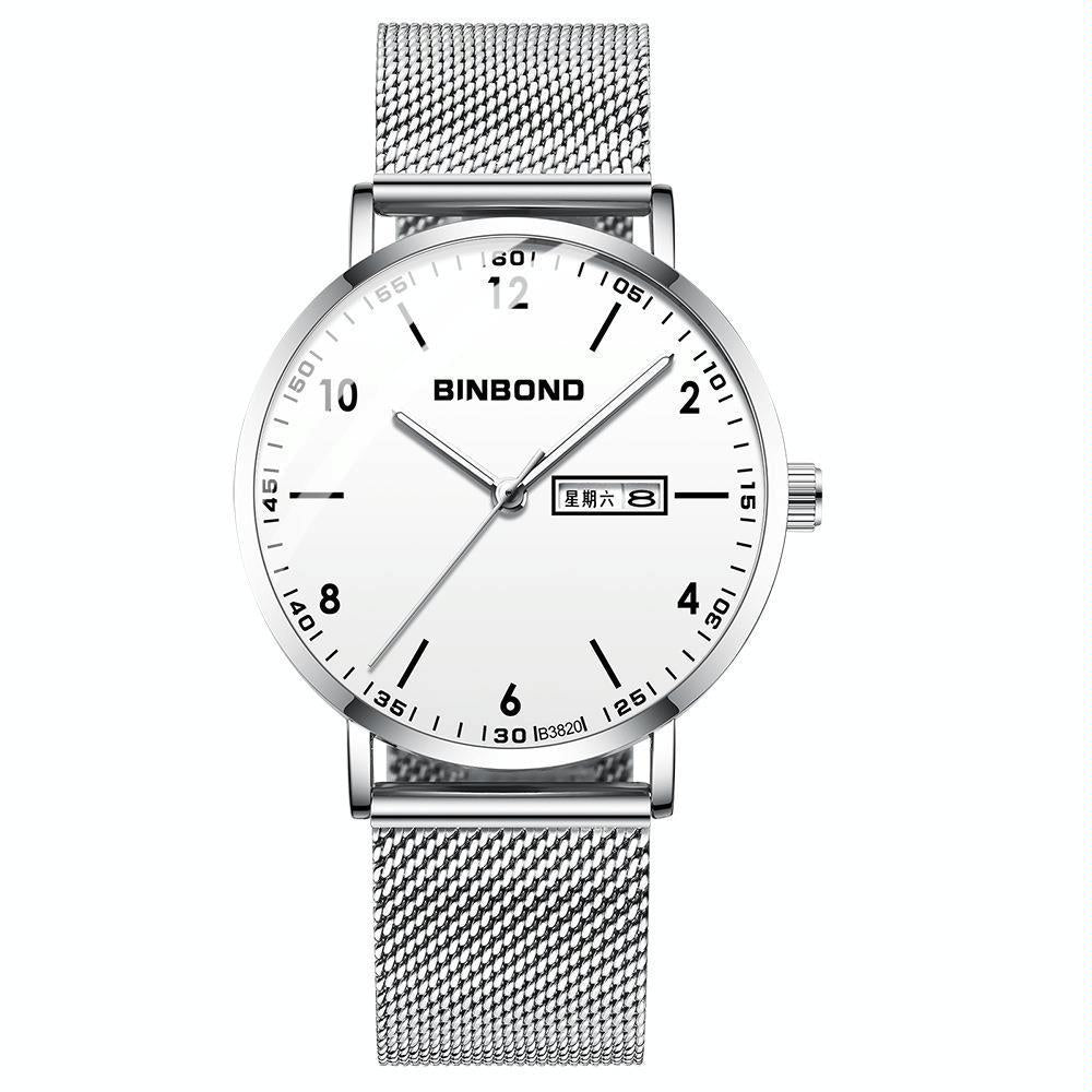 Veile Studios Ultra Thin Waterproof Quartz Watch With Luminous Starry Design