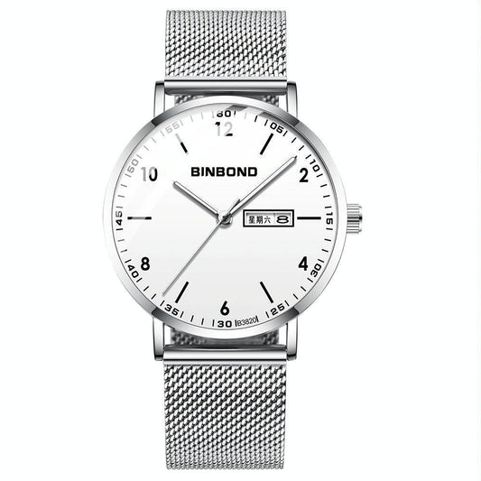 Veile Studios Ultra Thin Waterproof Quartz Watch With Luminous Starry Design