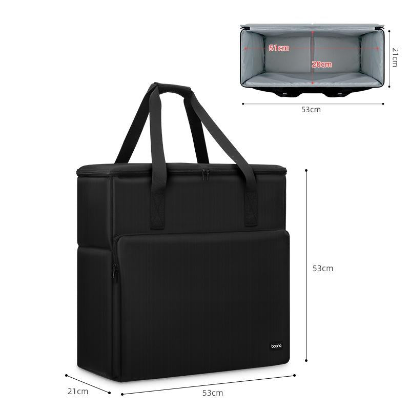 Desktop Computer Storage Bag For Twenty Four Inch Monitor And Keyboard