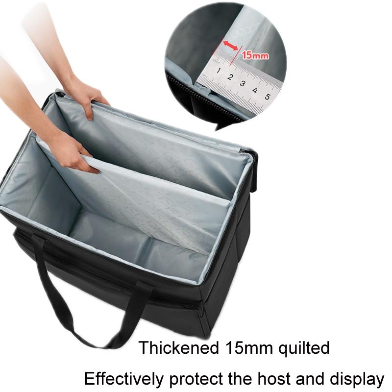 Desktop Computer Storage Bag For Twenty Four Inch Monitor And Keyboard