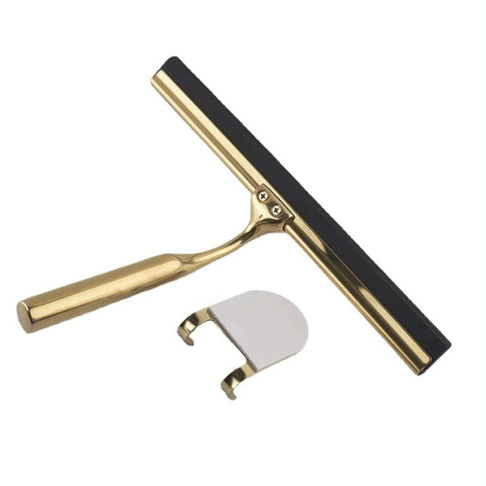 Stainless Steel Window Wiper With Circular Hook For Household Use