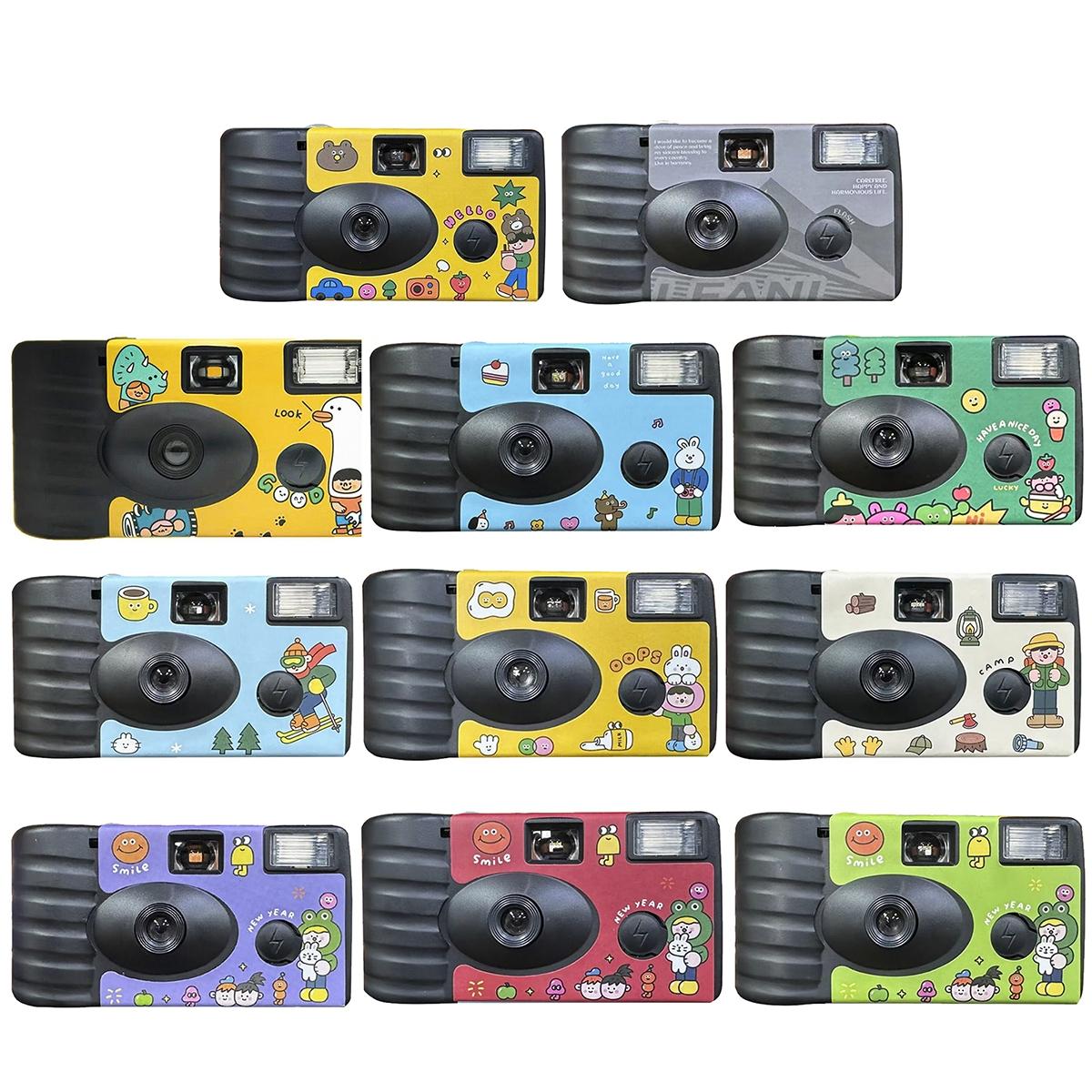 27 Retro Film Camera Waterproof Decorative Stickers For Arts And Crafts