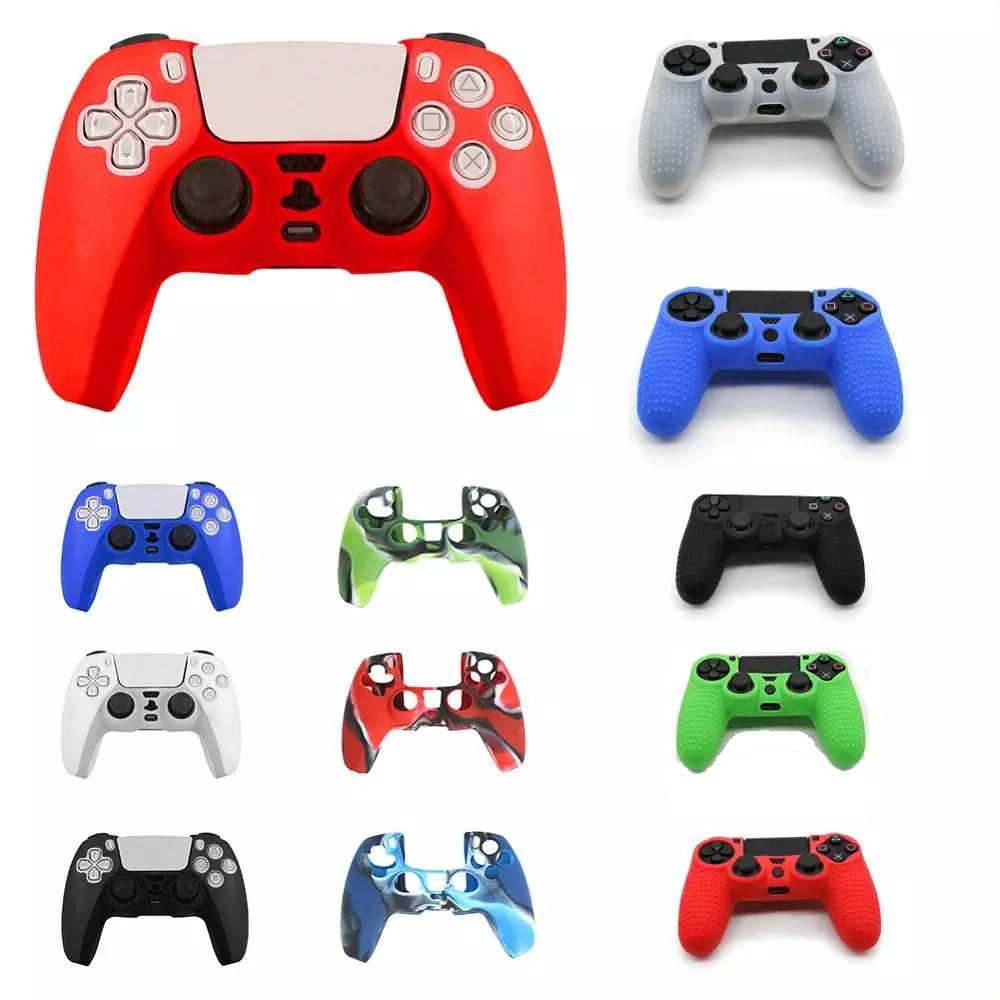 Red Silicone Protective Cover For Playstation 5 Controller