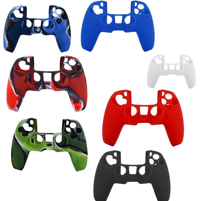Blue Silicone Protective Cover For Playstation Five Controller Video Game Accessory