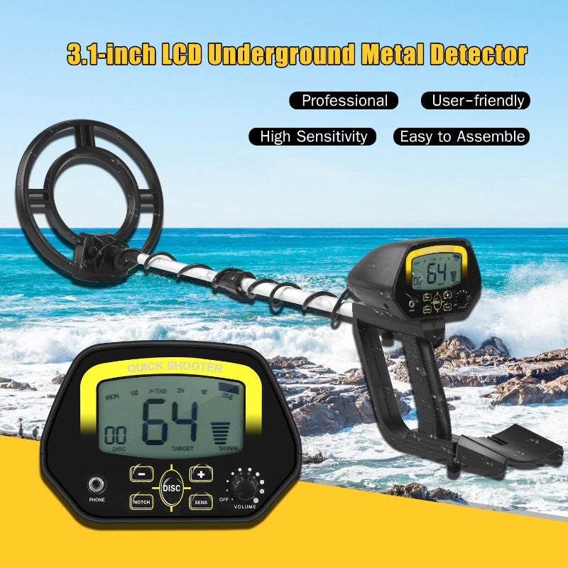 3.1 Inch Lcd Underground Metal Detector For Accurate Detection And Identification