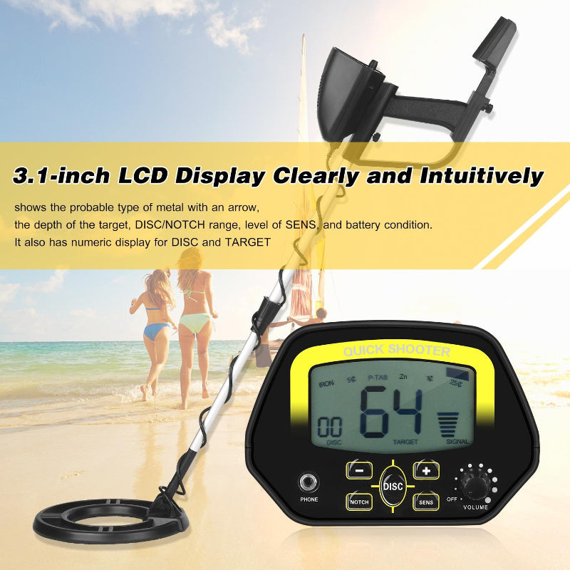 3.1 Inch Lcd Underground Metal Detector For Accurate Detection And Identification