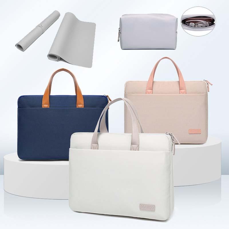 Ultra Thin Messenger Bag For Macbook 13.3 And 14 Inch Dark Blue