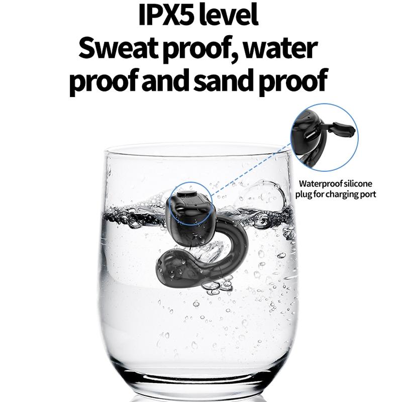 Waterproof Bluetooth Earphones With Clip M10 Secure Fit And Clear Sound Quality