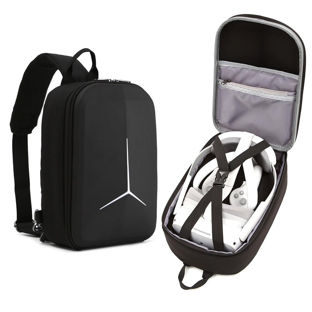 Compact Vr Storage Bag For Pico 4 With Durable Hard Shell Protection