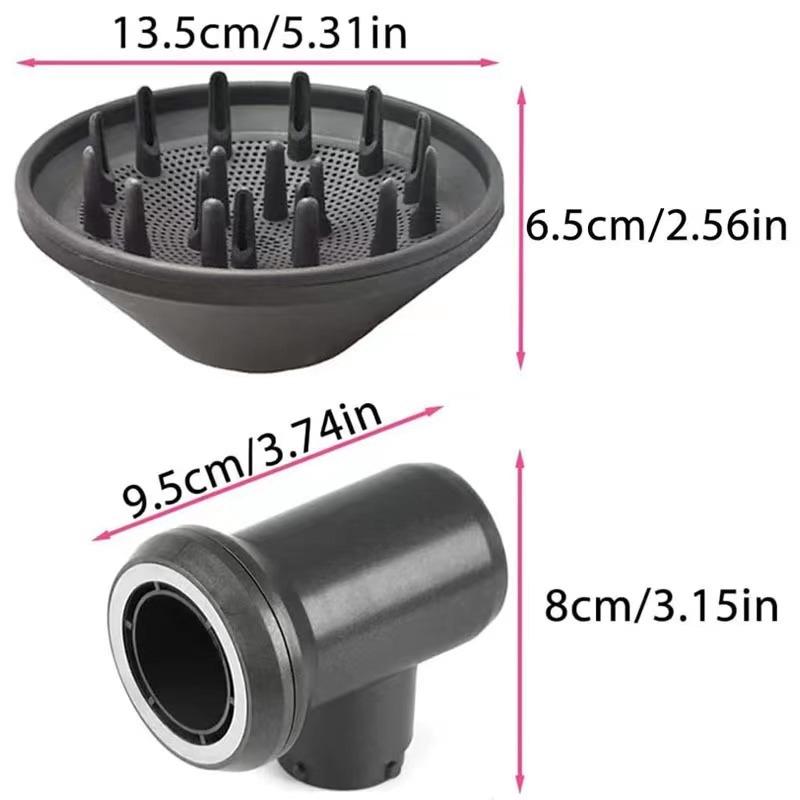 For Dyson Airwrap Diffuser Nozzle With Adapter Replacement Accessory