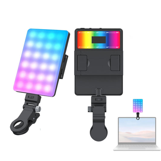 5 Watt Mobile Phone Fill Light With Screen For Live Broadcast And Pocket Use