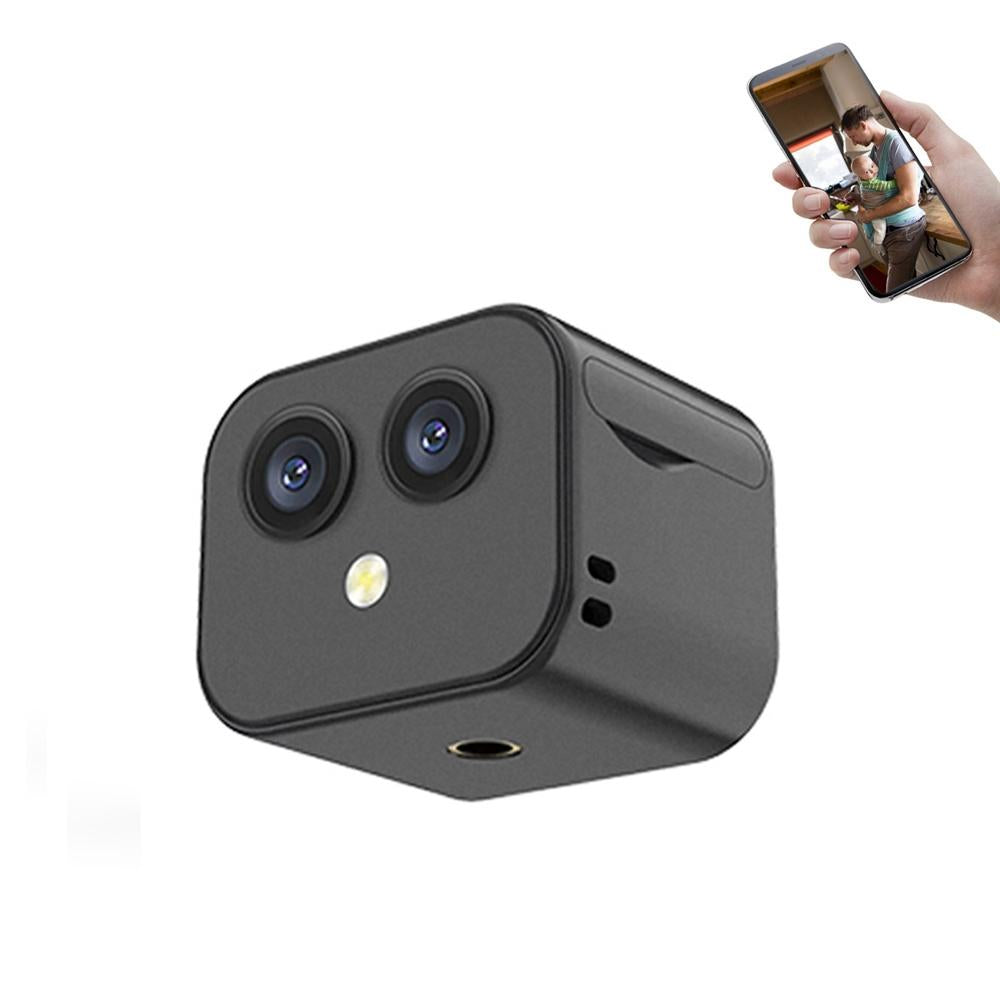 Wireless Dual Lens 4K Camera With Remote Monitoring And Hotspot Connection