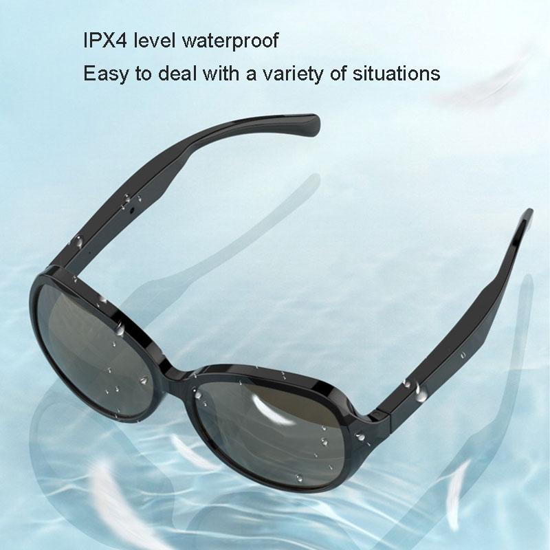 Bluetooth 5.3 Smart Sunglasses With Wireless Headset And Anti Glare Lenses