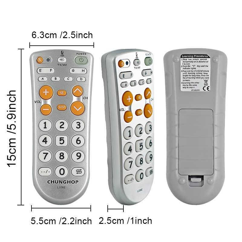 Universal Infrared Television Remote Control With Learning Function