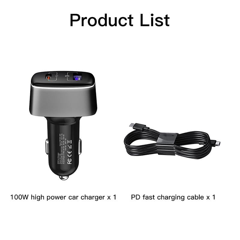100W 2 In Car Charger For Dji Mavic 3 Mini