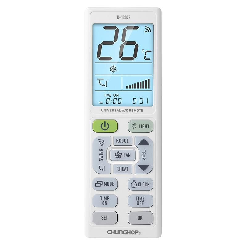 Universal Large Screen Battery Air Conditioner Remote Control Night Light