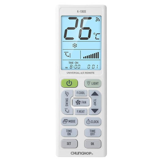 Universal Large Screen Battery Air Conditioner Remote Control Night Light