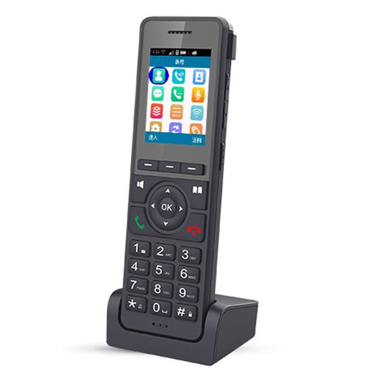 Wireless Handheld Voip Phone With Wifi And 4G Charging Base For Home Use