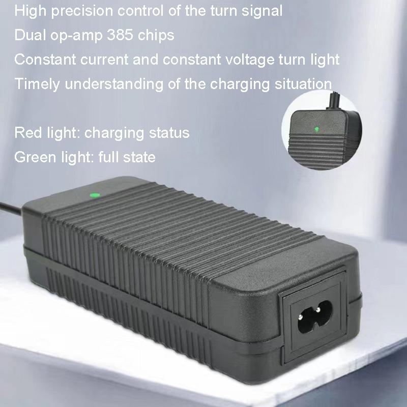 42V 2A Lotus Head Electric Scooter Smart Charger For 36V Lithium Battery