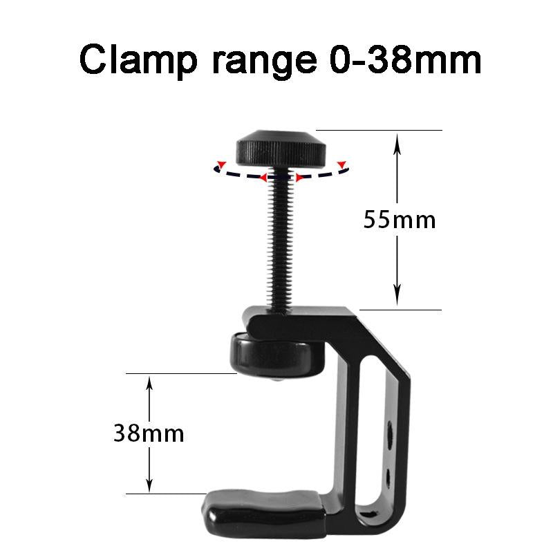 Universal Aluminium Alloy C Clamp For Table And Desk Mounting