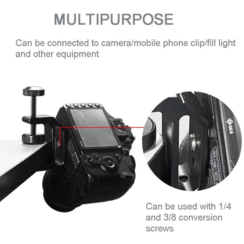Universal Aluminium Alloy C Clamp For Table And Desk Mounting