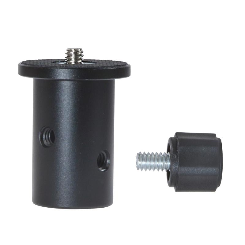 Camera Light Stand Conversion Head With 1/4 Inch Mount And Umbrella Holder