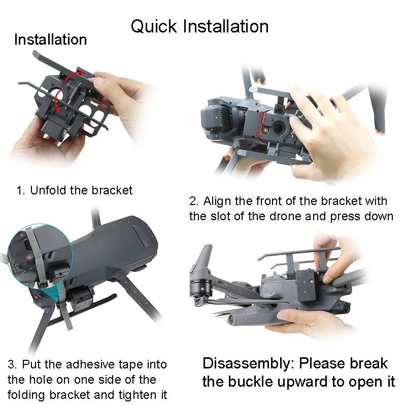Robotic Arm Aerial Thrower For Dji Mavic 3 Series Remote Payload Delivery System