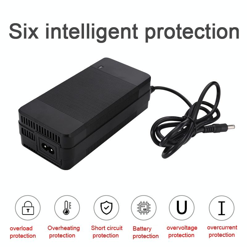 Electric Scooter Charger For 36 Volt Lithium Battery 42 Amp Fan Type
