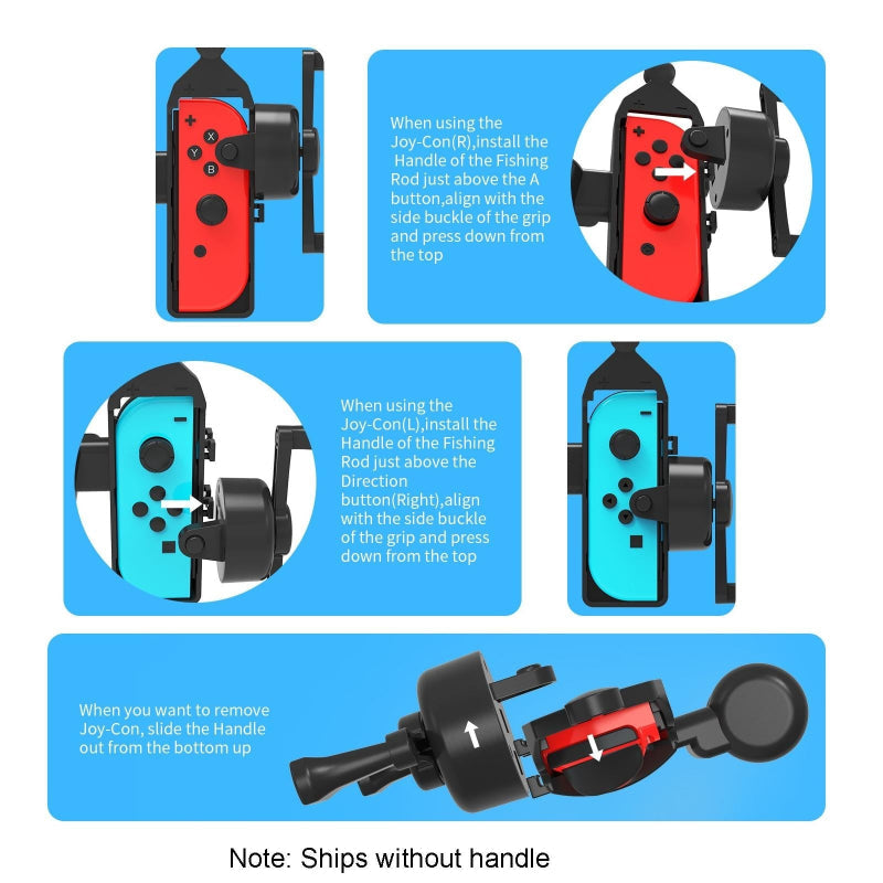 Oled Switch Fishing Rod For Aquarium Game Left Right Handle Controller