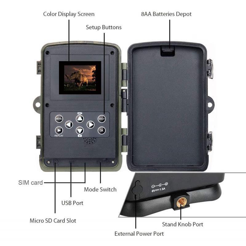 Outdoor Camera With Infrared Night Vision And 2.7K Resolution
