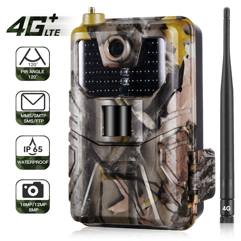 20 Megapixel 2K Wildlife Hunting Trail Camera With Night Vision And 4G Cellular Surveillance