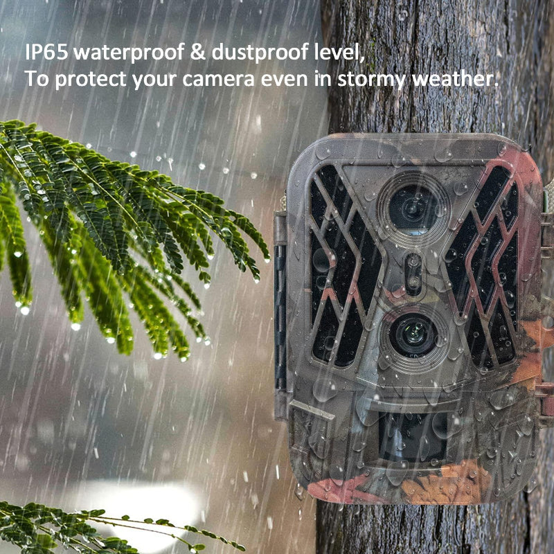 50 Megapixel 4K Dual Lens Infrared Camera For Outdoor Use