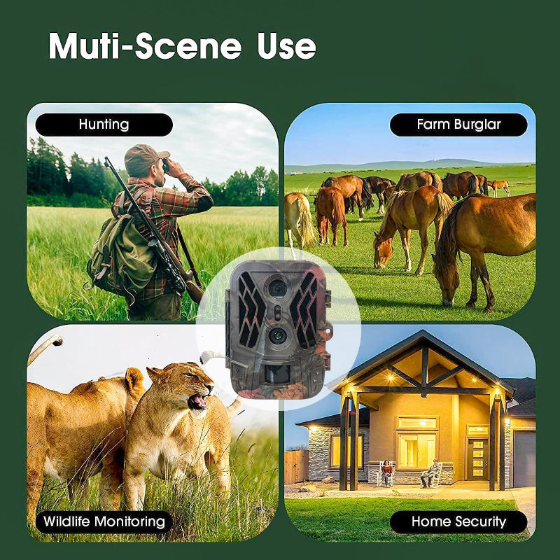 50 Megapixel 4K Dual Lens Infrared Camera For Outdoor Use