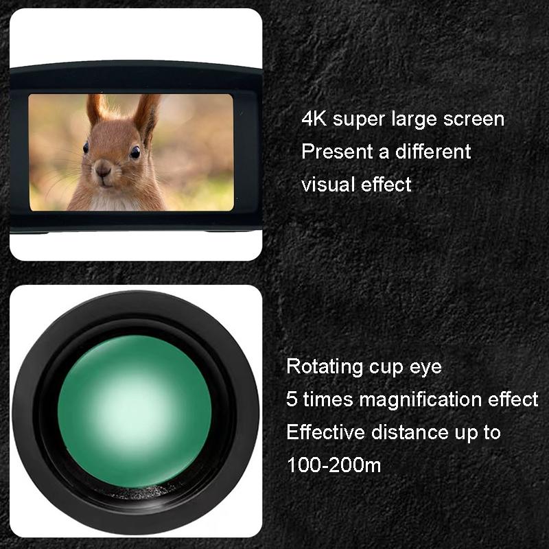 4K Infrared Dual Tube Night Vision Telescope With Multiple Resolution Options
