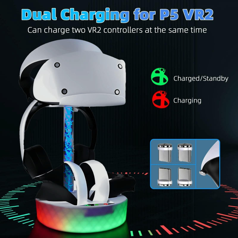 Stylish Magnetic Charging Rack For Playstation Vr2 Controllers