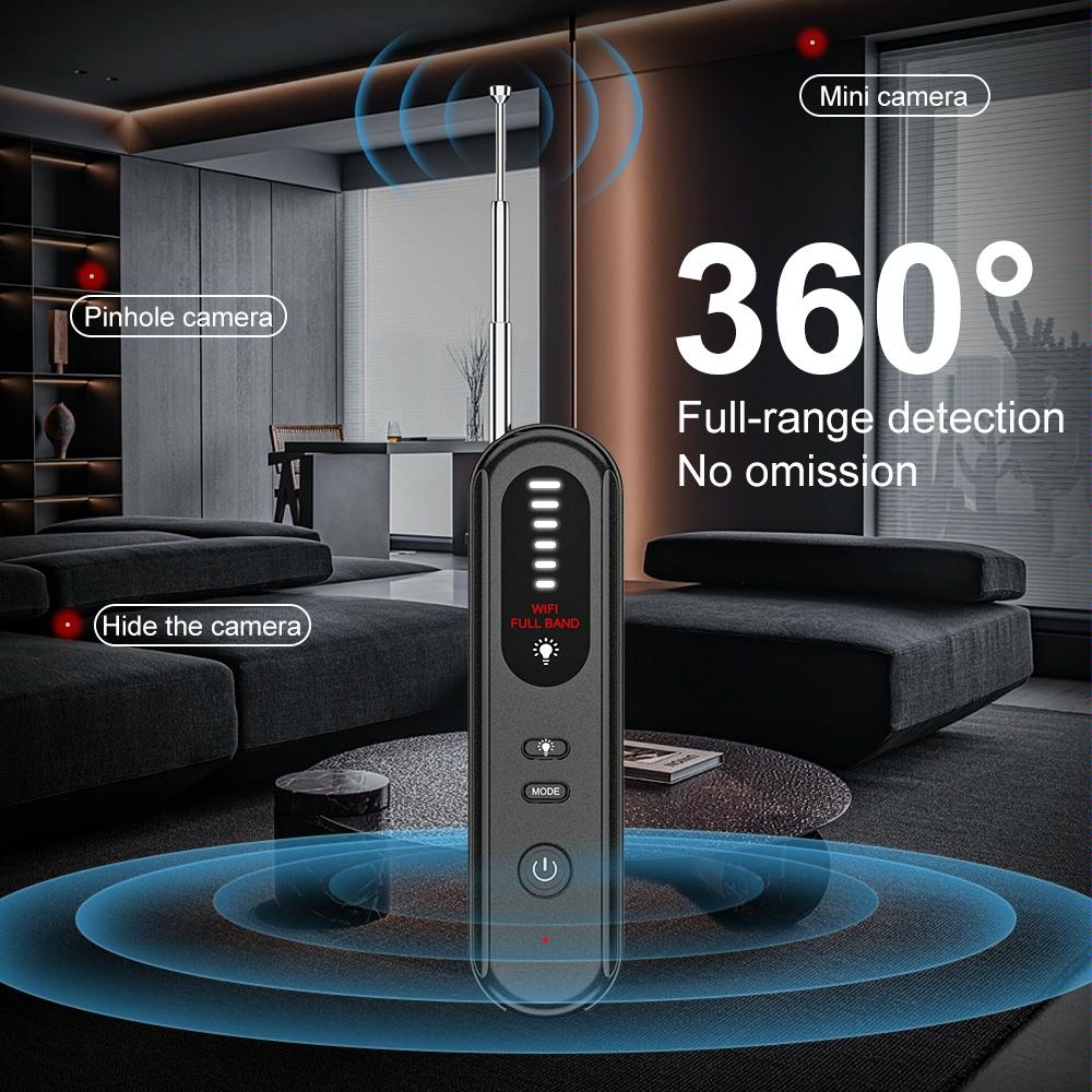Wireless Anti Eavesdropping Loctor Technology Detector With Alarm For Enhanced Privacy Protection