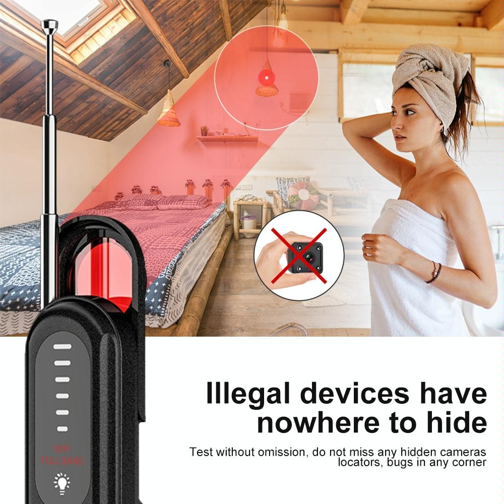 Wireless Anti Eavesdropping Loctor Technology Detector With Alarm For Enhanced Privacy Protection